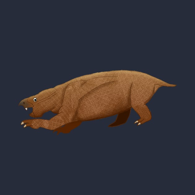 Aulacephalodon -- Late Permian Dicynodont Synapsid by BryPK