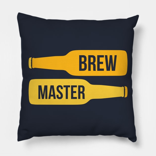 Brew Master Head Brewer Home Brewer Pillow by PodDesignShop