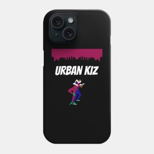 Urban Kiz with dancing couple | Kizomba | Skyline Tarraxinha Phone Case