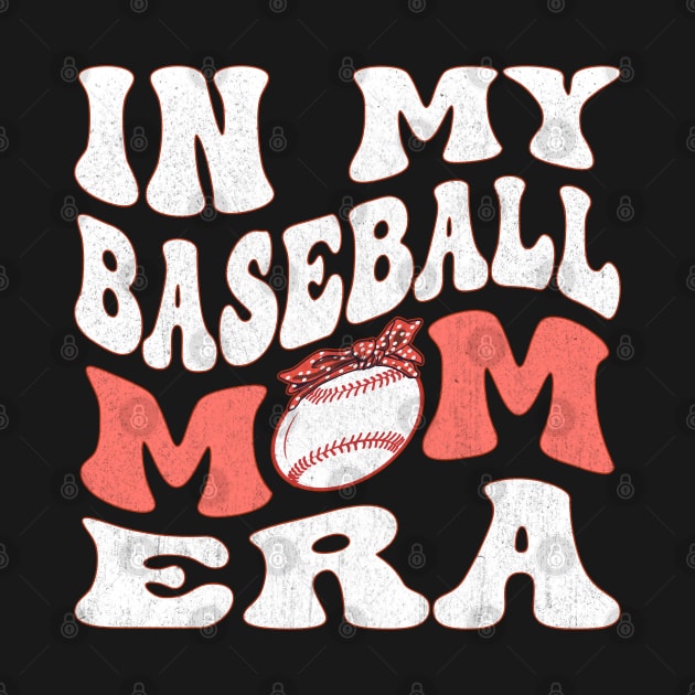 In My Baseball Mom Era Groovy Baseball lover by Vcormier