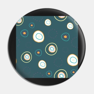 Afloat, Circle doodles floating Pin