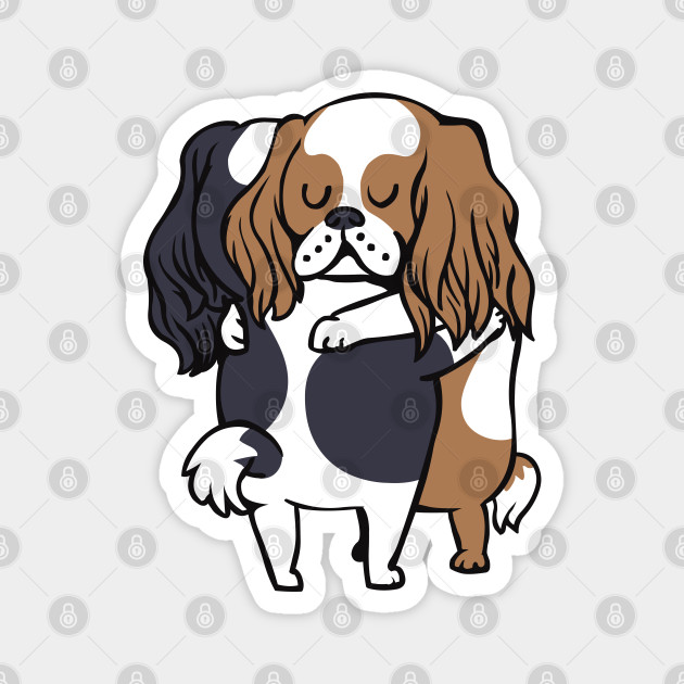 French Spaniel Magnet with a dog