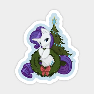 My Little Pony Christmas Rarity Magnet