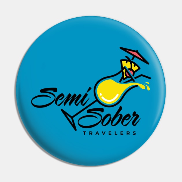 The Original Pina Colada T-shirt Pin by Semi-Sober Travelers