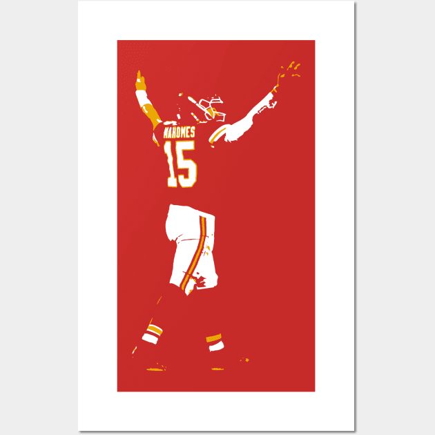 Patrick Mahomes KANSAS CITY CHIEFS WATER COLOR PIXEL ART 10 Kids T