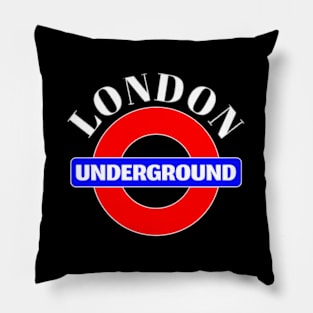 London Underground Tube Station Sign Uk Pillow