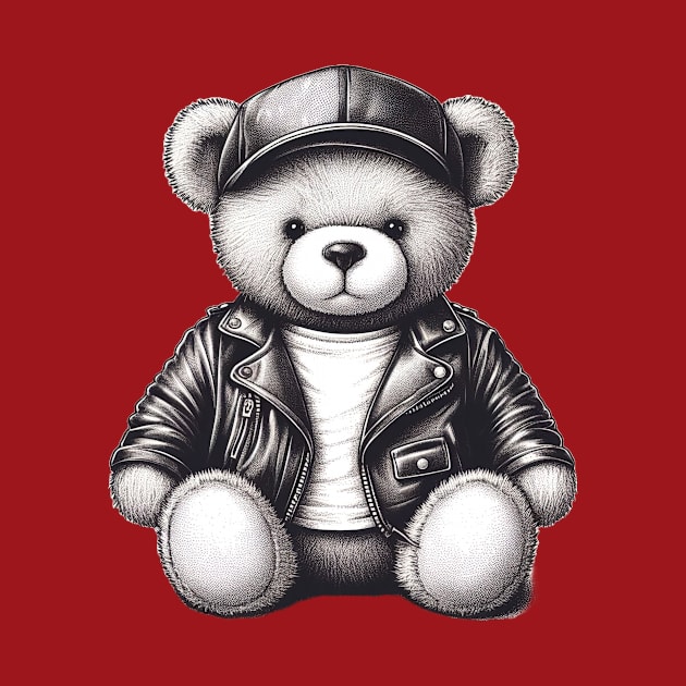 Leather Cub Teddy Bear by SNAustralia