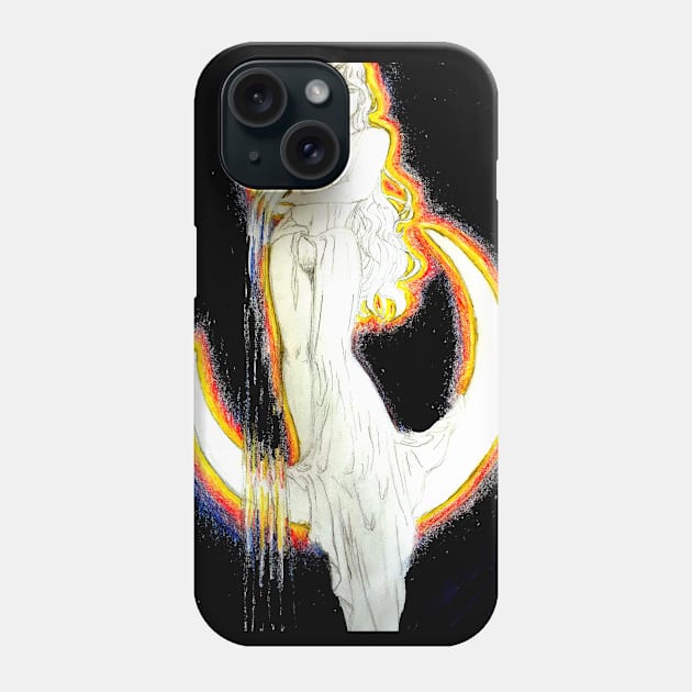 Moon water woman Phone Case by You are what you love