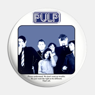 Pulp English Rock Band Jarvis Cocker Candida Doyle Steve Mackey Differ Pin