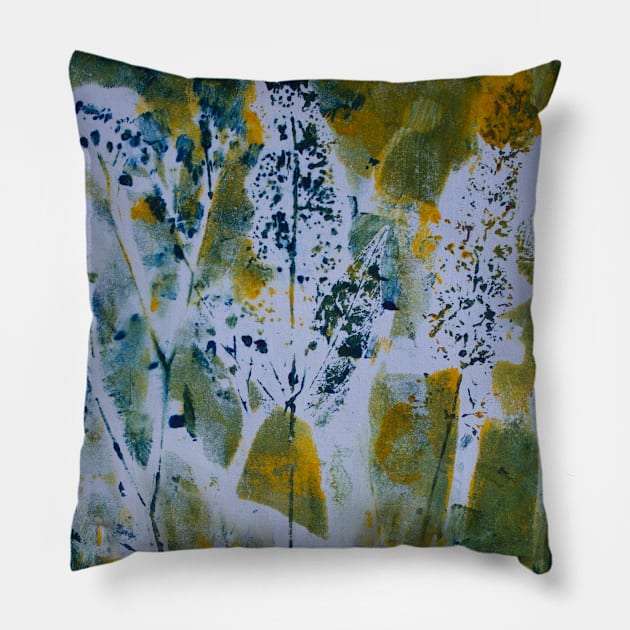 Reiki Wild Floral Spring - Angel Reiki Pillow by BenitaJayne