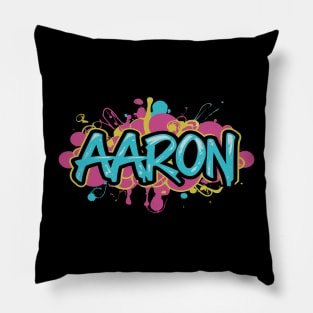 Aaron name Pillow