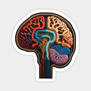 Brainatomy Embroidered Patch Magnet