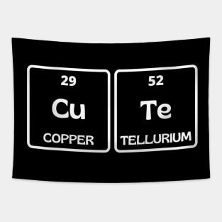 Cu Te - Cute - Periodic Table - Chemistry Tapestry