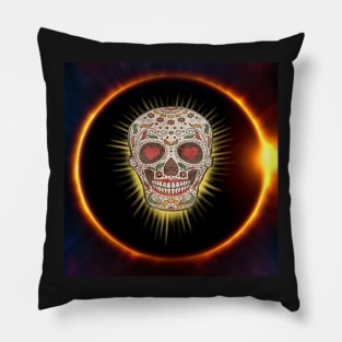 Skull Graphic Art Gothic Pillow