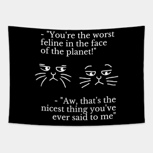 Feline Dialogues 11 Tapestry