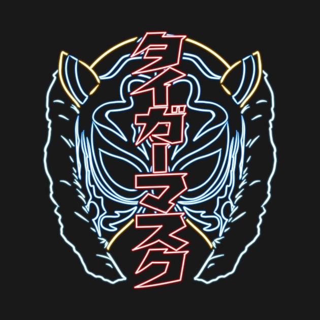 Tiger Mask neon 2 by AJSMarkout