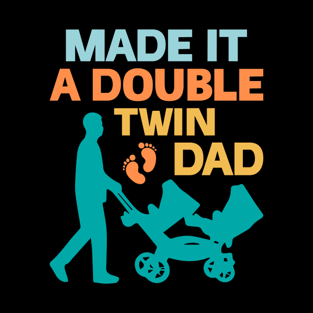 Father Of Twins New Baby Gift For Men Father day by Patch Things All