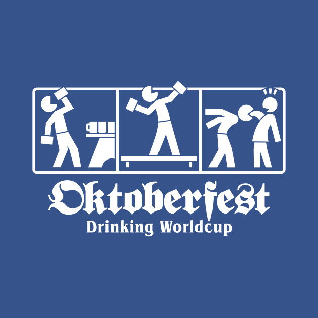 Disover Oktoberfest - Drinking Worldcup 2 (white) - Symbol - T-Shirt