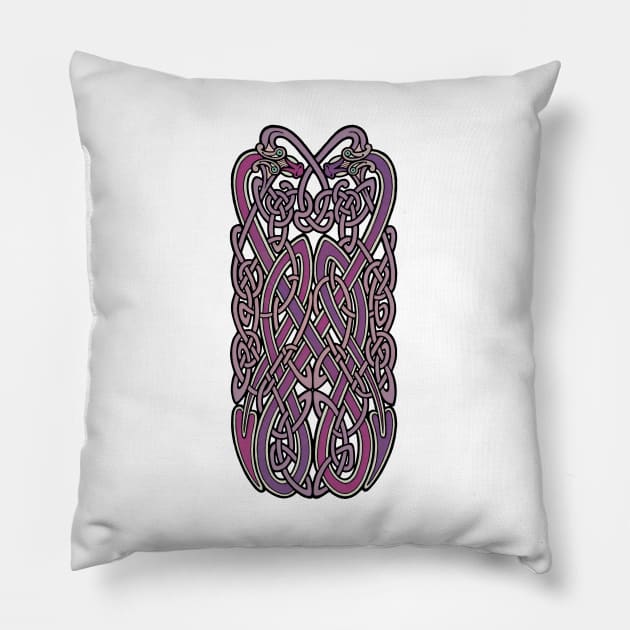 Two Serpents Pillow by Dysis23A