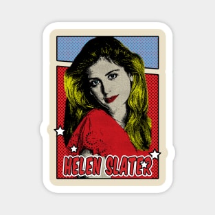 Helen Slater Pop Art Comic Style Magnet