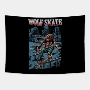 Wolf Skate! T-shirt Tapestry