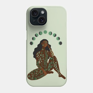 green phases Phone Case