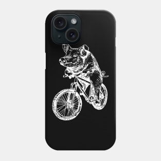 SEEMBO Pig Cycling Bicycle Hog Cyclist Bicycling Bike Biking Phone Case