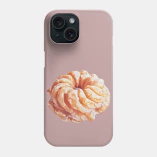 Honey Cruller 2 - donut painting (no background) Phone Case