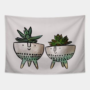 Plant  pots art Tapestry