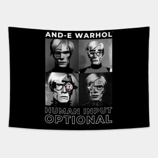 And-e Warhol: Human Input Optional Tapestry