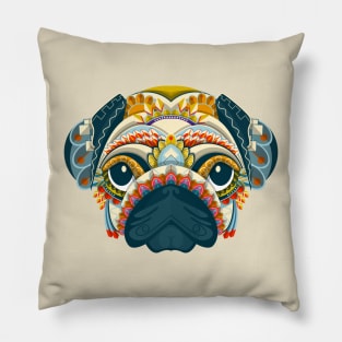 Decor Pug Pillow