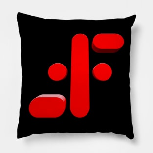 V - Visitors Logo 3D Pillow