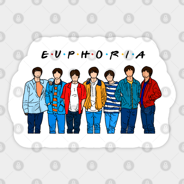 euphoria bts bts army sticker teepublic