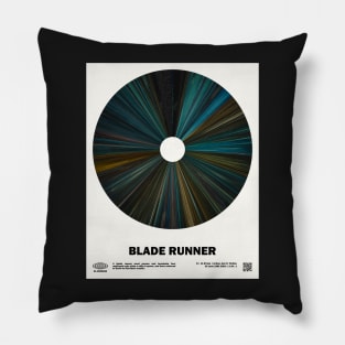 minimal_Blade Runner Warp Barcode Movie Pillow