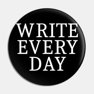 Write Every Day Pin