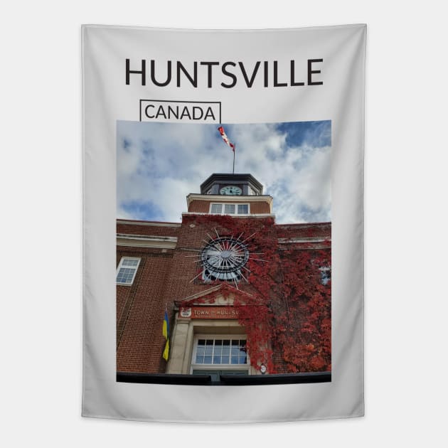 Huntsville Ontario Canada Gift for Canadian Canada Day Present Souvenir T-shirt Hoodie Apparel Mug Notebook Tote Pillow Sticker Magnet Tapestry by Mr. Travel Joy