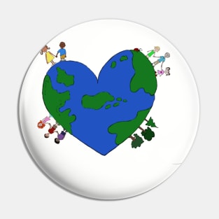 Love the world. Love each other. Pin