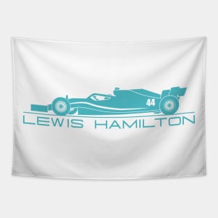 Lewis Hamilton Car Tapestry