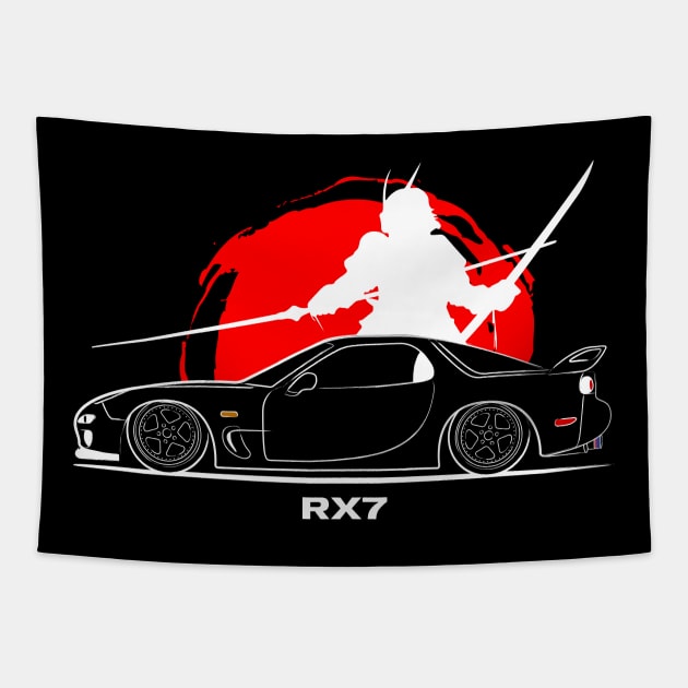 JDM RX7 Tapestry by turboosted