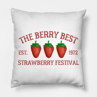 Strawberry Festival Pillow