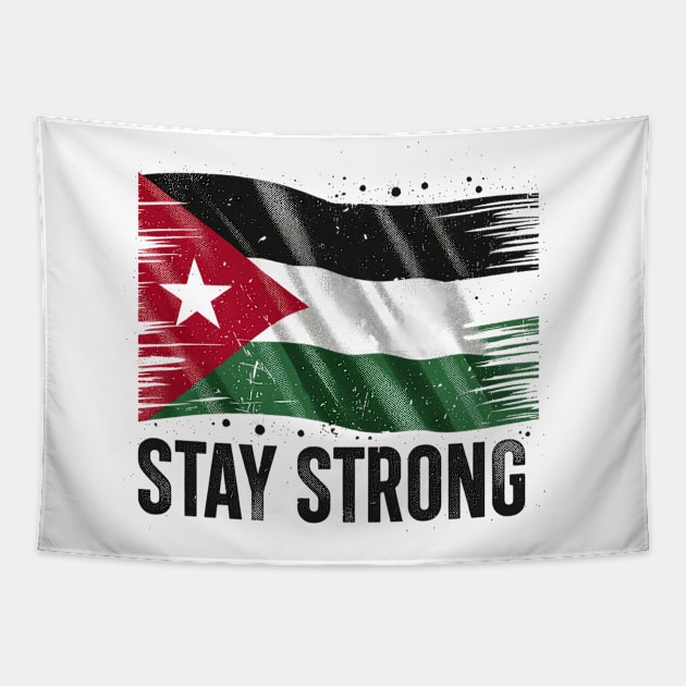 Stay Strong Tapestry by MZeeDesigns