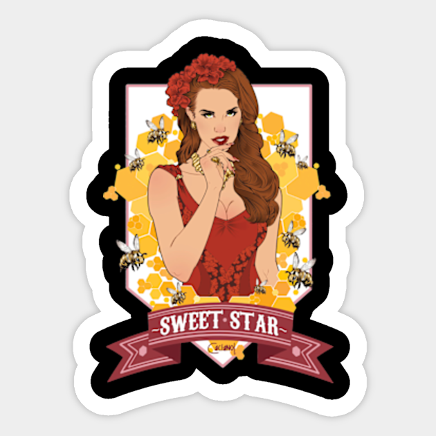 lana del rey - Lana Del Rey - Autocollant | TeePublic FR