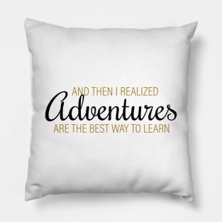 Adventures Pillow
