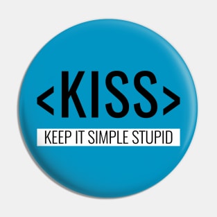 Keep it Simple, Stupid, KISS Principle, Pin