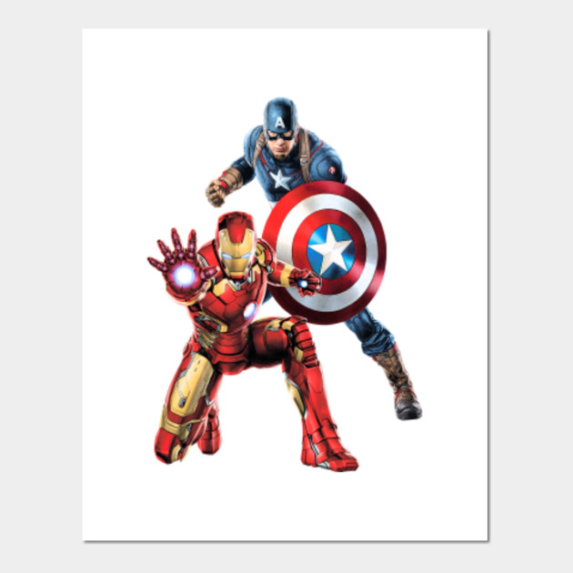 Iron Man Captain America Avengers Posters And Art Prints