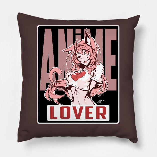 anime lover Pillow by Ignat02