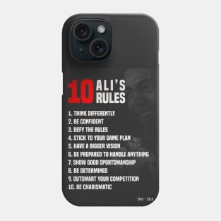 10 Ali's rules Phone Case