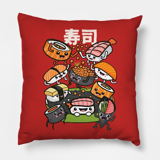 Sushi Pillow by Plushism