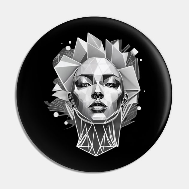 Woman head Pin by ART-23