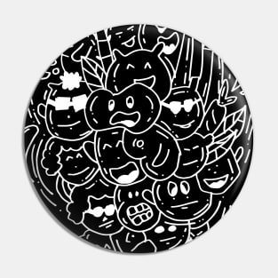 Doodle Art Pin